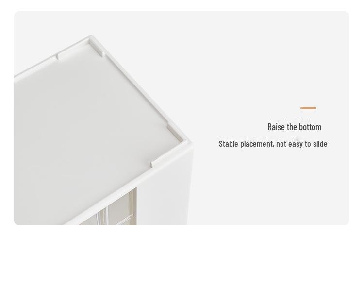 Японский мини-шкаф для хранения KM.6051: Настольный органайзер для мелочей и канцелярских товаров.