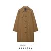 Araltay New Arrival Fashion Style Women's Clothing Fashion All-Match Minimalist Loose Mid Length Long Length Trench Coat Outwear 3811244