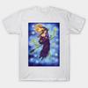 Asian Size Cotton Unisex Tshirt Print T-shirt Halloween Witch With Frogs By Renee Lavoie T-shirt No-Cut Print Regular Fit