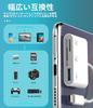 USB-C Хаб с портами USB 3.0, кардридером TF Micro SD (3-в-1), Совместимый с Type-C Thunderbolt 4, Ключ флэш-памяти, Совместимый с MacBook Pro,