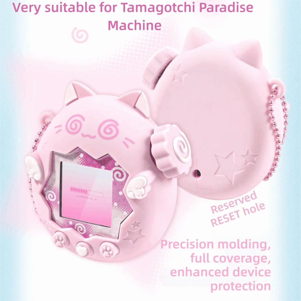 Silicone Protective Cover Cute Decorative Cover for Tamagotchi Paradise Electronic Pets Game Toys