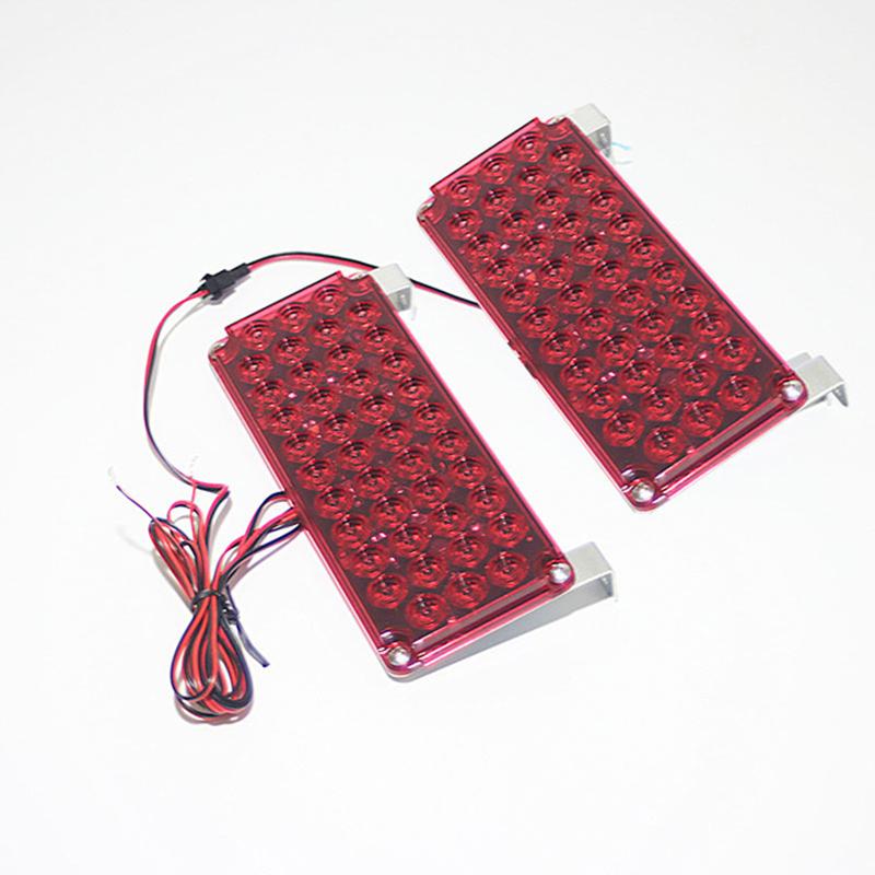Red Ultra-thin sentry box flash light LED Car SUV Truc 12V 24V Flash alternately warning light barricade signal light Blue