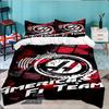 3PCS F1 Team Bedding Set,Including 1pc Duvet Cover And 2pcs Pillowcases Perfect for Bedroom, Dormitory, Large size Fan Christmas gift
