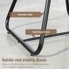 Office Chair Visitor Chair with Armrest, Lumbar Support, Mesh Fabric for Office, Conference Room, Black