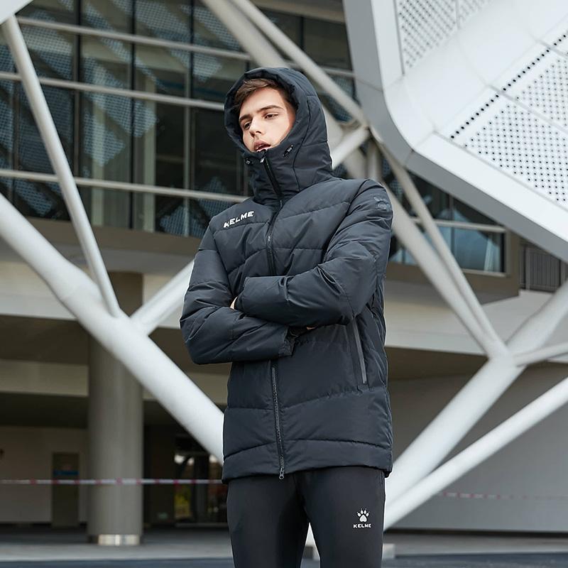 KELME Down Jackets Unisex Black Thickened Other 3881408