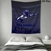 Millwall FC Wall Tapestry Aesthetic Wall Hanging Printed Fabric Blanket Decorative Tapestries for Bedroom Living Room Home Decor