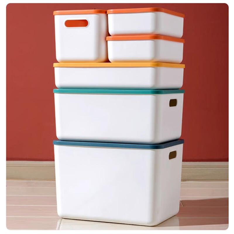 Plastic Desktop Storage Box with Lid