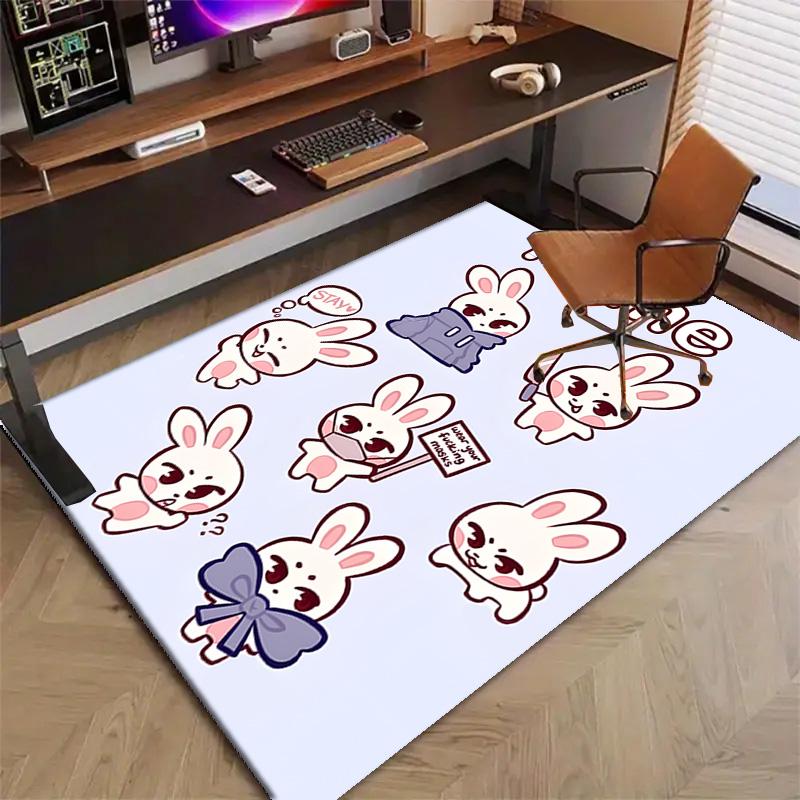 Custom Kpop Team Mat Personalized Name, Polyester Washable Indoor Entryway Rug, Gift for Christmas, Easter, Thanksgiving Day