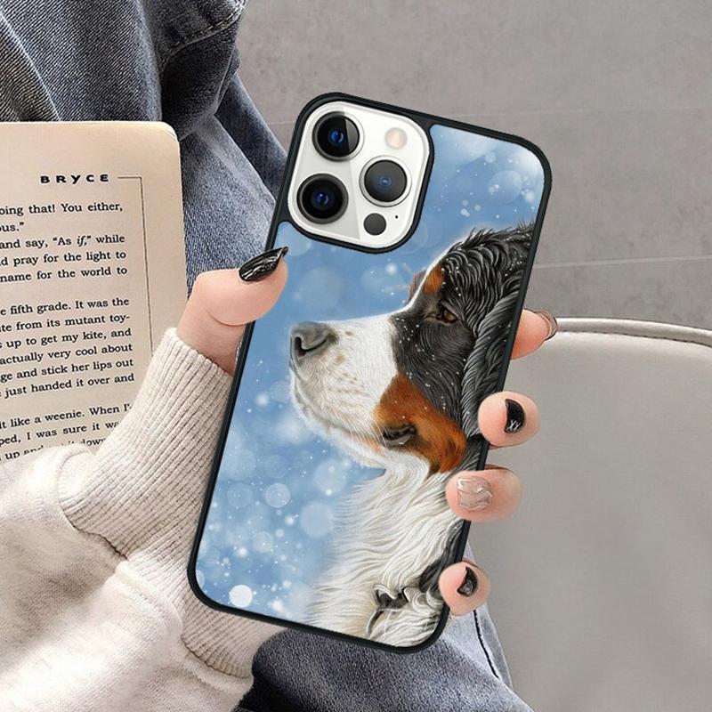 Чехол для телефона с изображением Бернского зенненхунда для iPhone 17 Air 16 16e 15 Plus для Apple 13 11 12 14 Pro Max Чехол-бампер