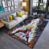 Powerful Warrior and Dragon Scene Suitable As a Non-slip Mat for the Living Room or Bedroom Sofa