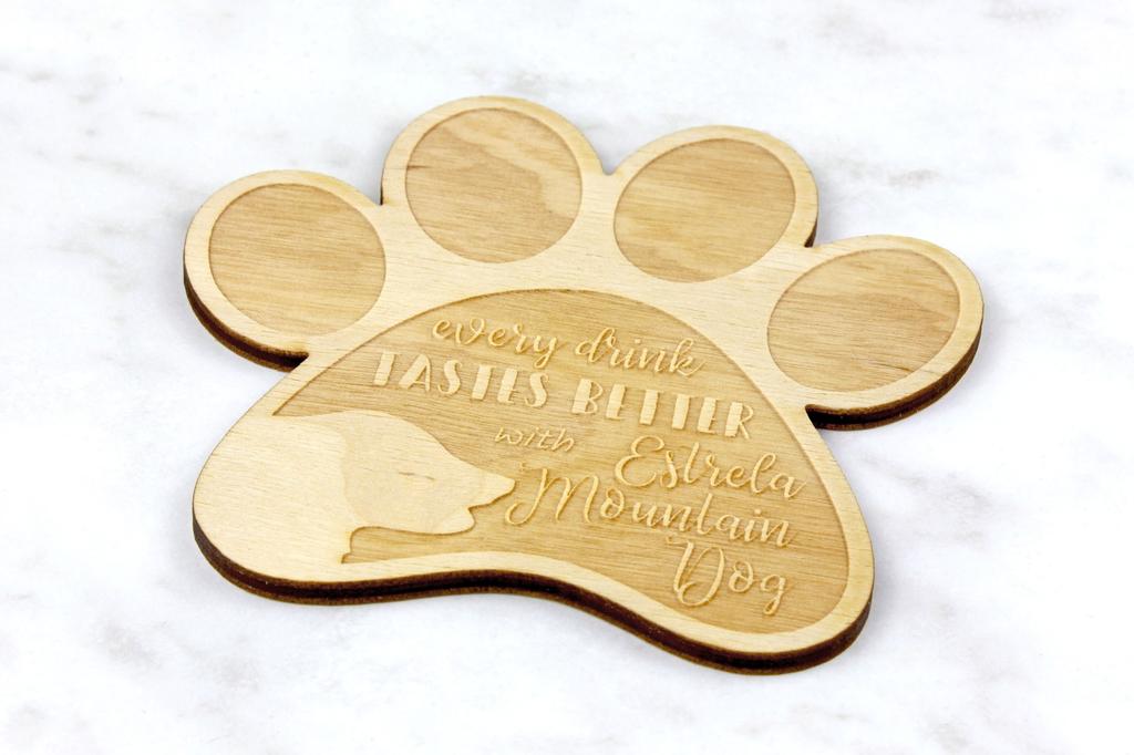 Estrela Mountain Dog, Portuguese Shepherd – Mug coaster, engraved coaster with dog | Art-Dog