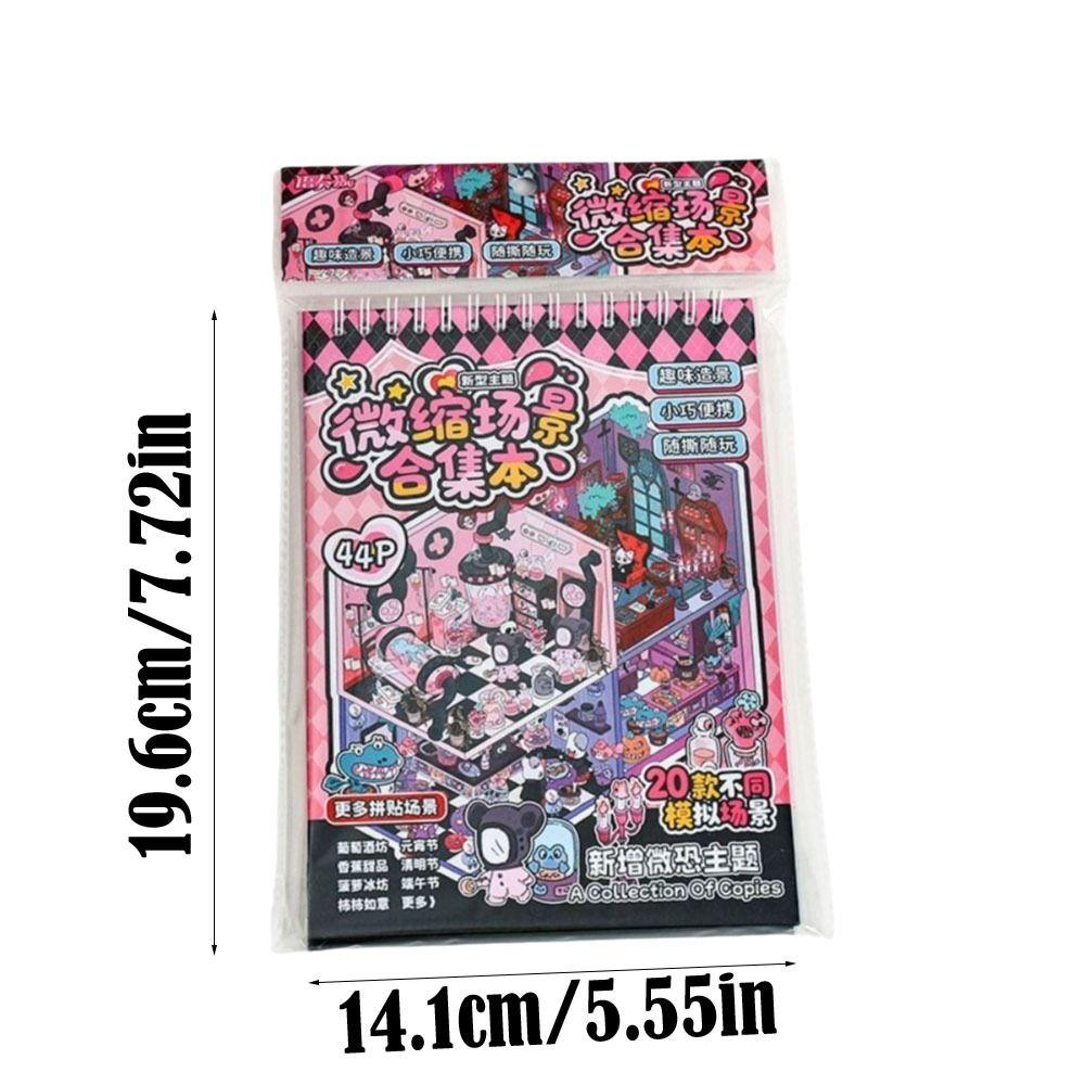 ПЭТ 3D Пейзажная наклейка Декомпрессионные 3D Наклейки Сцена Карманая Кабина Детские Подарки