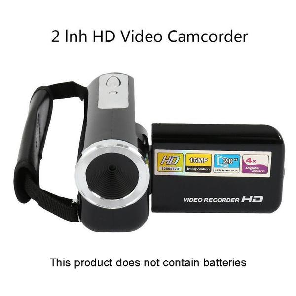 PDTO 2,0-дюймовые цифровые видеокамеры, 16-мегапиксельная видеокамера с 4-кратным зумом, видеокамера DV DVR