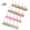 Nail Practice Display Stand False Holder with Glitter Base, Magnetic Press-on for Beginners Beginner Nails Painting, Art &