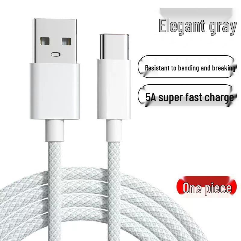 Кабель для быстрой зарядки 6A PD20W цвета макарон для устройств Apple и Android
