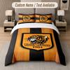 Custom Bedding Set Hull FC Pattern, Print Name Text 1 Duvet Cover plus 2 Pillowcases Home Textile