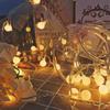 USB/Battery Power LED Ball Garland Lights Fairy String Waterproof Outdoor Lamp Christmas Holiday Wedding Party Lights Decoration