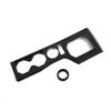 L/RHD For Mitsubishi Triton L200 2024 2025 Carbon Center Control Gear Shift Front Water Cup Holder Cover Interior Accessories