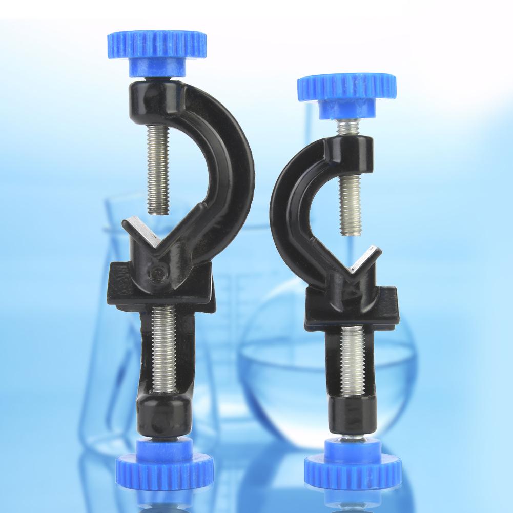 2 Pcs Aluminum   Clamp,   Stand Clamp Holder with Screw for Fixing, for  oratory and Home Use