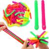 24 шт. Сенсорные игрушки-червячки для снятия стресса, растягивающиеся игрушки для детей, наполнение для подарочных пакетов, наполнители для пиньяты для вечеринки, Забавные подарки для детей