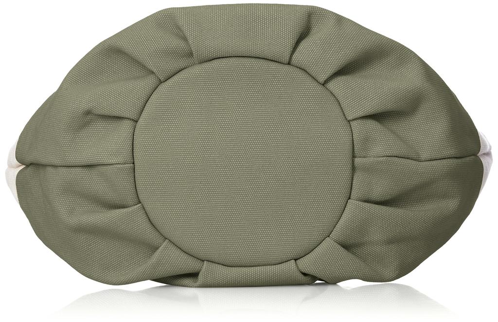 Сумка-тоут из кожи цвета хаки [Tora] Холст/Корова женская