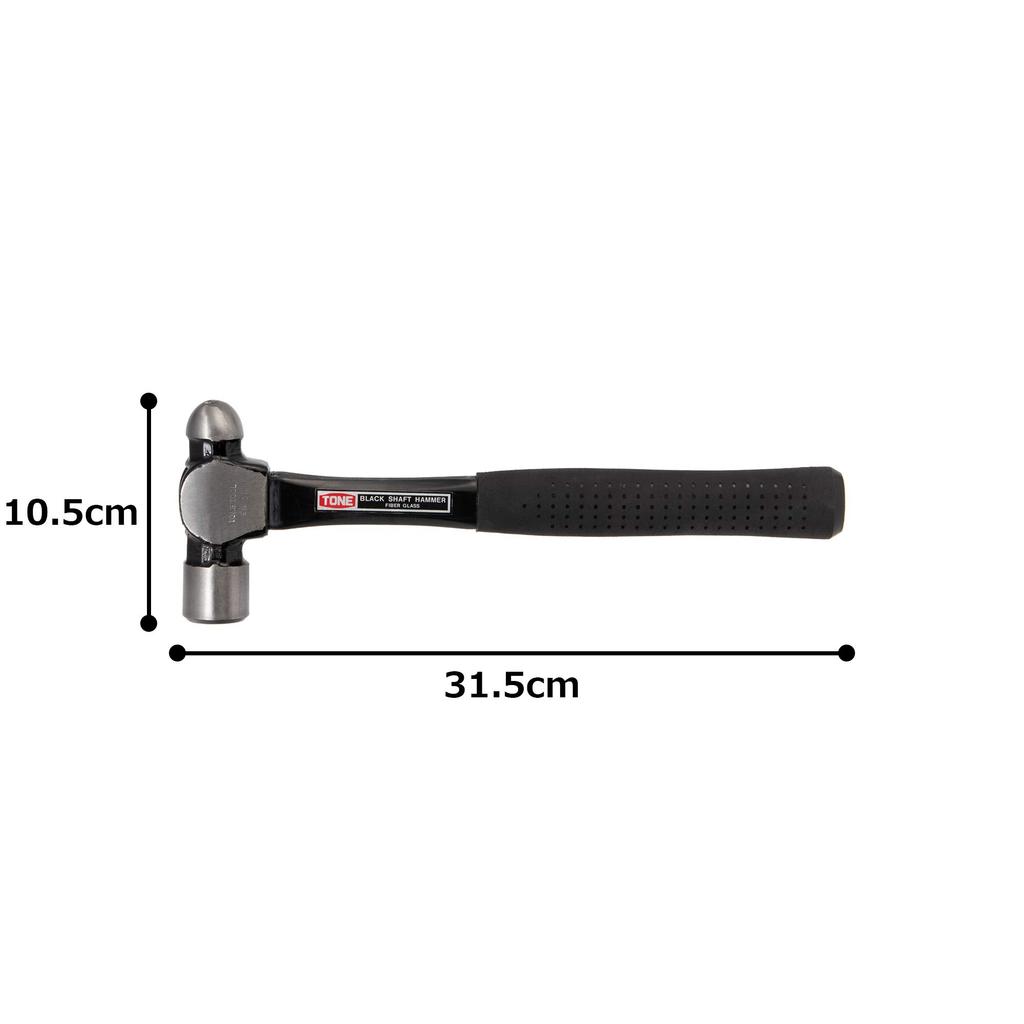 Tone Black Shaft Hammer Black 1lb HPBH-10