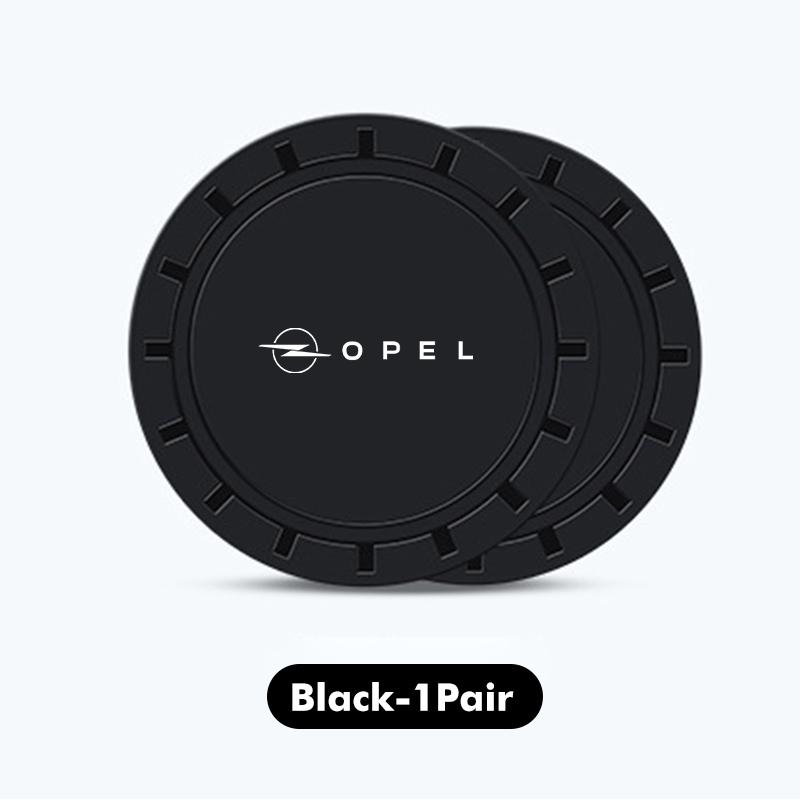 2pcs Car Cup Pad Silicone Water Coaster Drink Cup Non-slip Mat For Opel Insignia Astra G J F K Vectra C H Corsa C B D Omega