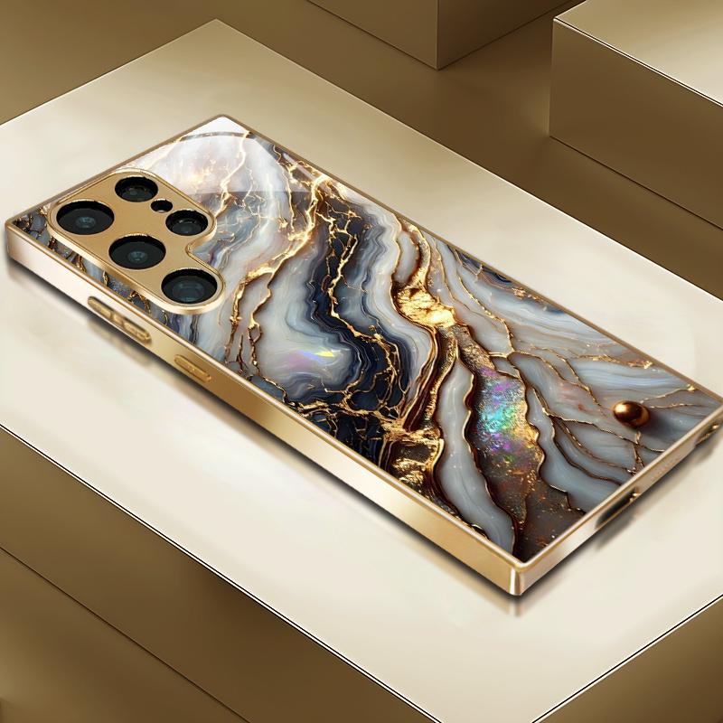 Позолоченный гальванический чехол для телефона, подходит для Samsung Galaxy S26 Supreme, S25 Premium, версии S24, S23 и версии S22.