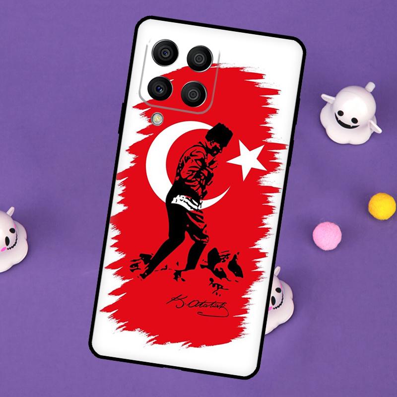 Чехол Mustafa Kemal Ataturk для Samsung Galaxy M20 M30s M33 M13 M23 M53 M15 M55 M31 M51 M14 M34 M54 M32 M52