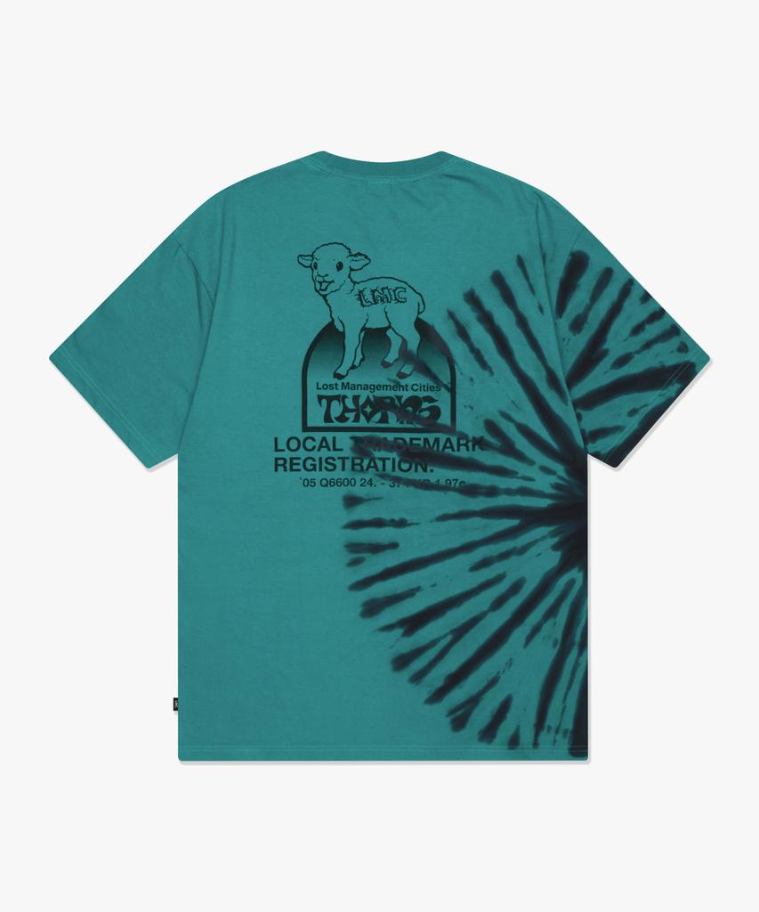 LMC Thorns Tie Dye Барашек Футболка Бирюзовый