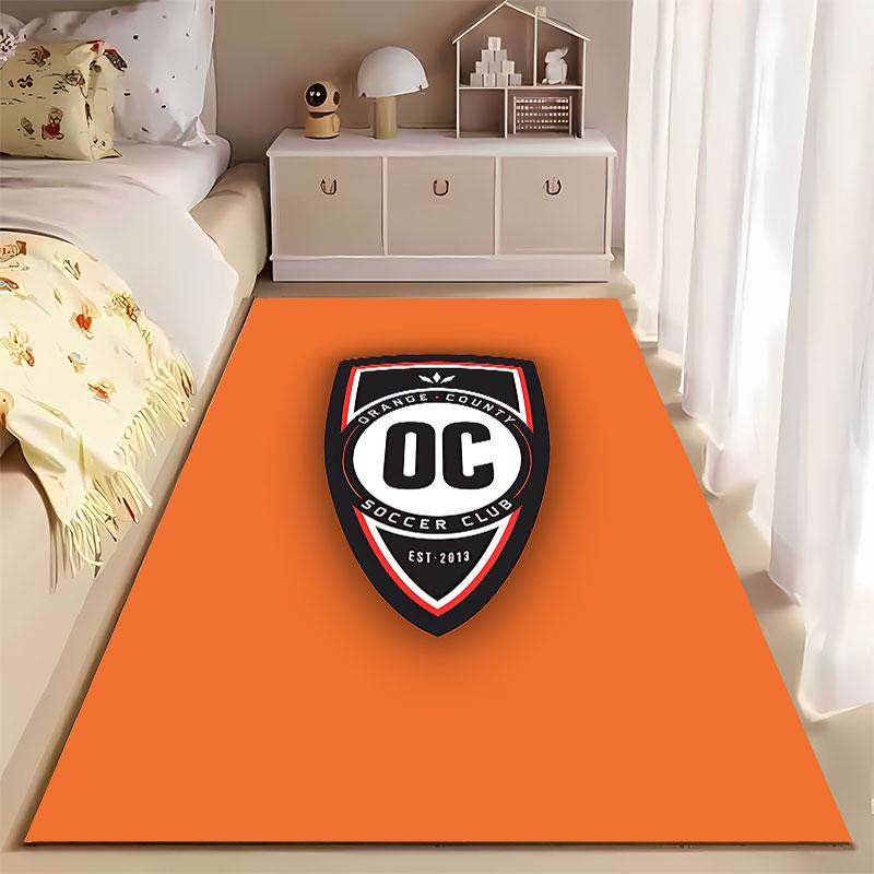 Orange County Soccer Club suitable as a non-slip mat for the living room or bedroom sofa