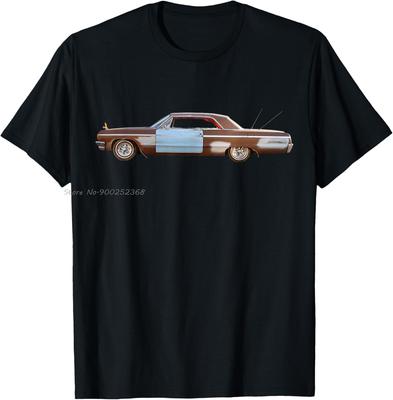 1964 Impala Машина Любви Лоурайдер Кастом Хот Род Масл Кар Футболка Новая Мужская Смешная Графическая Футболка Модная Футболка с Круглым Вырезом