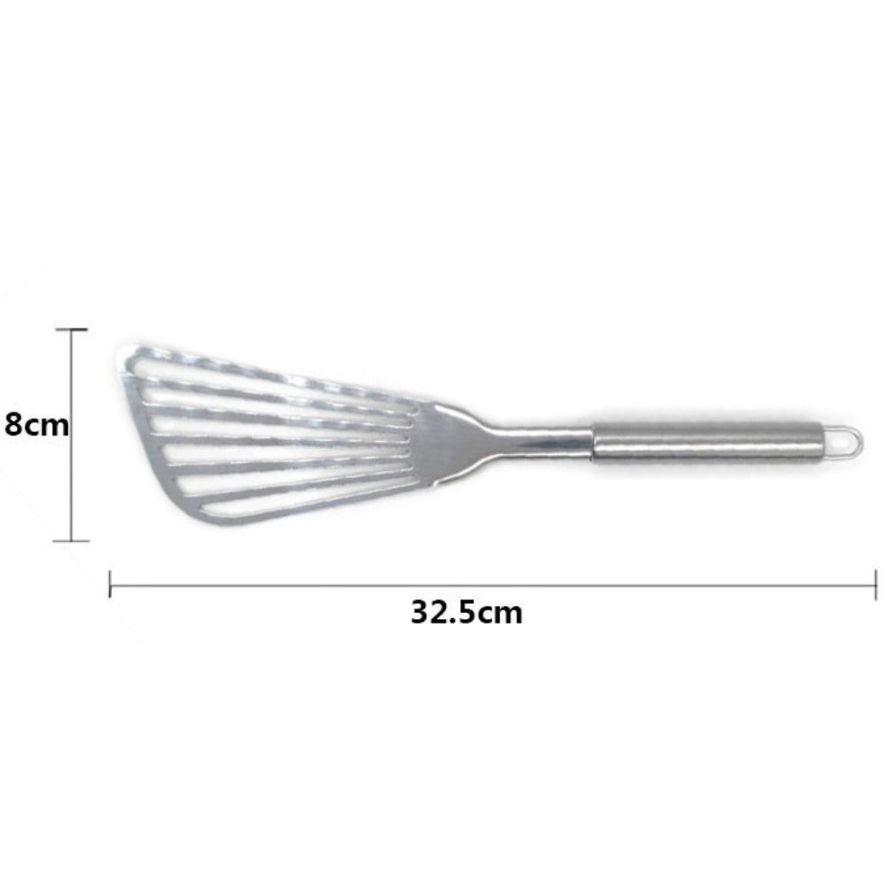 Slotted Steak Spatula Stainless Steel Pancake Shovel Cooking Utensil Fish Turner Kitchen