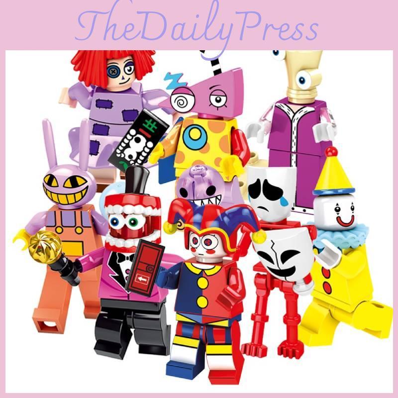 Красочный Цифровой Цирк Палм Никен Клоун Крафтмо Набор Фигурок из АБС-материала