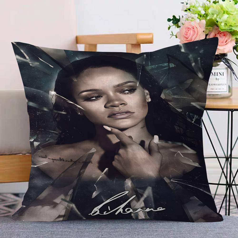 Наволочка для подушки певицы R-Rihanna Наволочка для диванной подушки Декор для комнаты Подарок ребенку