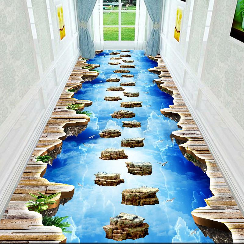3D ковры для коридора, гостиной, украшения дома, вестибюля отеля, длинного ковра, лестницы, коврика для входной двери