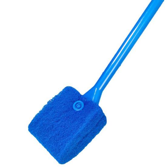 Щетка для аквариума Скребок для водорослей с длинной ручкой Двусторонняя губка-щетка для стеклянных аквариумов и аквариумов Дом Кухня