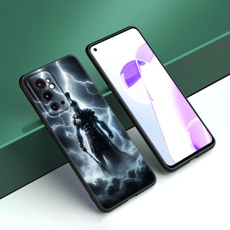 Спартанский черный силиконовый чехол для телефона OnePlus 9 10 11 12 ACE 2V Pro 9RT 10T 10R Nord CE 2 3 Lite N10 N20 N30 5G