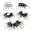 Auto Car Plug  Circuit Board Wire Harness Terminal Extraction Pick Connector Crimp Pin Back Needle Remove Tool Set