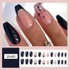 Wearable Manicure Coffin Fake Nails Faux Fingernails Nail Tips Fashion Ballerina False Nail  Girl