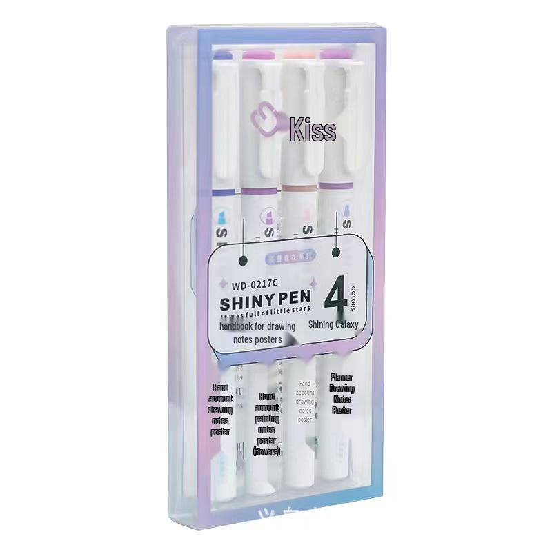 Флуоресцентные маркеры разных цветов: Идеально для выделения студенческих заметок и ключевых моментов.