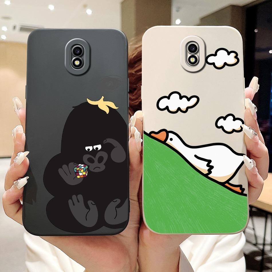 Для Samsung Galaxy J3 J5 J7 2017 Милый Рисунок Мультяшный Кролик Чехол Для Samsung J5Pro J7Pro J3 Pro 2017 Мягкие Силиконовые Чехлы для Телефона