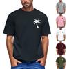 Men's Stand Collar Short Sleeve Shirt Loose Leisure Holiday Shirt Man