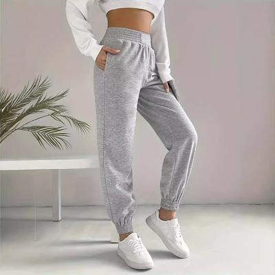 Осень и зима Новые популярные повседневные свободные спортивные брюки для женщин