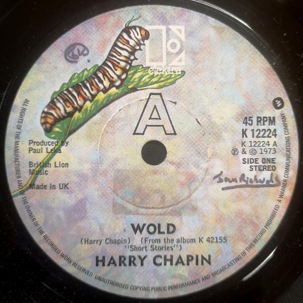 7-дюймовая пластинка HARRY CHAPIN WOLD K1224 Elektra 1980 UK Поп Б/у