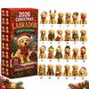 2026 Dog-Themed Christmas Advent Calendar Acrylic Blind Box Gift Kids Adults Decorative Hanging Ornament