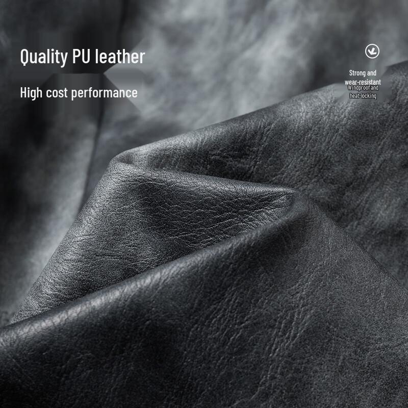 Мужская ретро мотоциклетная куртка Futing с окрашиванием тай-дай из искусственной кожи