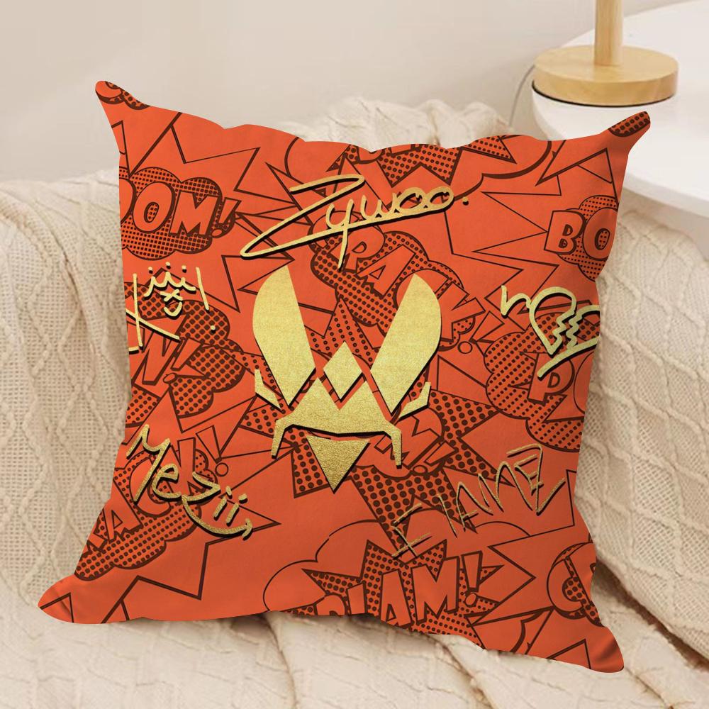 Team VVitality cool Cushion Cover Short plush Doublesided Print Square Throw Pillow Covers Sofa Home Cushion Decor