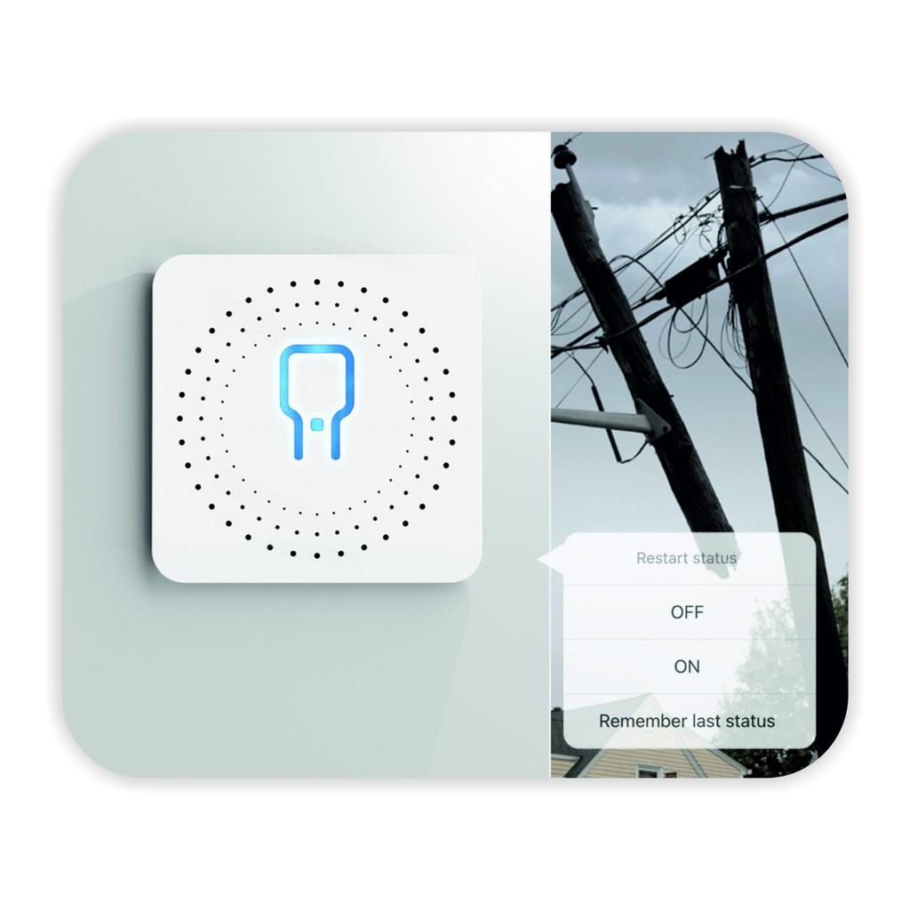 TUYA WiFi lighting controller for flush mounting