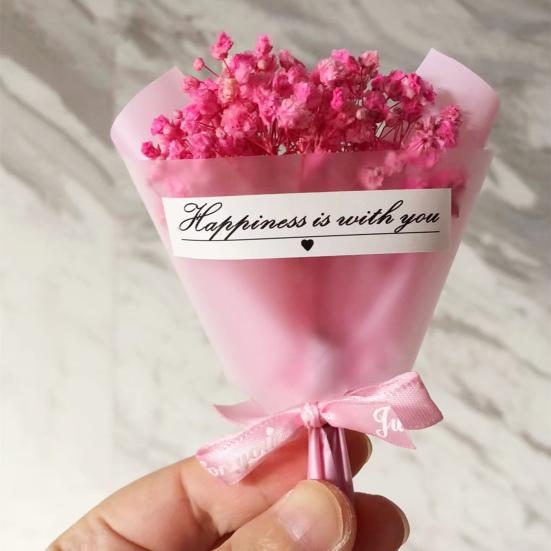 Мини букет из сухоцветов Натуральный цветок гипсофилы Оптом Дыхание ребенка Цветочный букет для DIY поделок Реквизит для фото Подарок Приглашения Декор